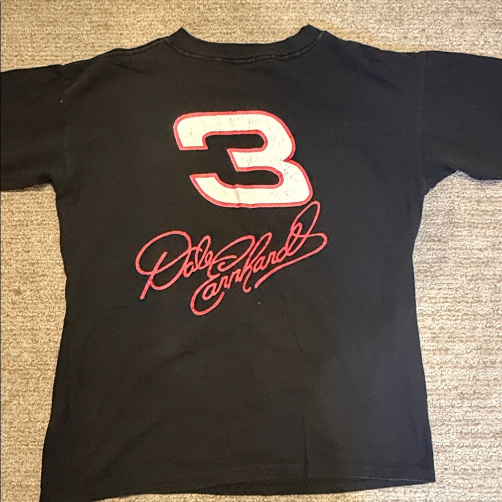 Dale Earnhardt Black Men's Racing Graphic Tee - Vintage Style size men’s large - Picture 4 of 4